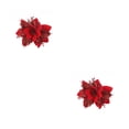 thumbnail image 1 of Yuarrent Flor de brillo de Navidad Decoración artificial Cabezas de flores grandes Hotel Casa de campo Chimenea Adornos de boda Regalo Rojo Rojo 2piezas, 1 of 6