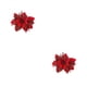 thumbnail image 4 of Cateissary Flor de Navidad Decoración artificial Cabezas de flores Adornos de árbol de Navidad Rojo 2piezas, 4 of 6