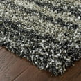 thumbnail image 2 of Style Haven  Mendoza Shadow Stripes Shag Rug 9'10" x 12'10" 10' x 14' Grey, 2 of 4