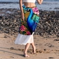 thumbnail image 6 of Peacock Chic Chiffon Summer Beach Dresses for Women, 6 of 6