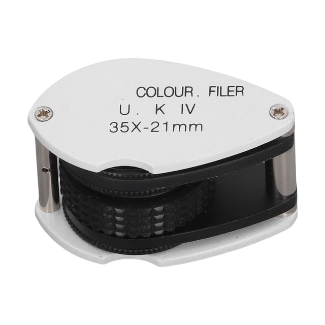 Pocket Magnifier, 35X Magnifying Glass Easy Operation with Filter Lens for Jewelry Identification