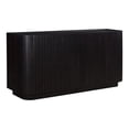 thumbnail image 2 of Moe's Home Collection Povera 4 Door Sideboard Black Wood Sideboards & Storage, 2 of 5