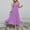 Purple Womens Summer Dress, variant on Werulen Smocked Tiered Flowy Sundresses for Women,Boho Swing Maxi Long Wedding Guest Dresses Sleeveless Square Neck Boho Dress