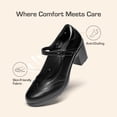 thumbnail image 4 of Zapatos DREAM PAIRS SDOX2301W Tacones Mary Jane para Mujer 7 Negro, 4 of 9