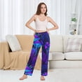 thumbnail image 6 of FORMRS Women's Pajama Pants with Pockets Soft Comfy Loungewear Sleep Bottom, Sizes S-2XL, Night Mushrooms Pattern, 6 of 8