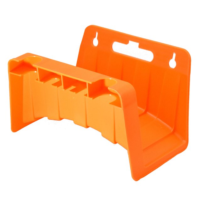 Carrete de de jardín de plástico con compartimento de almacenamiento Accesorios de jardín duraderos Patio Organizador de patio Soporte de Naranja Baoblaze Carrete de manguera para exteriores