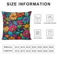 thumbnail image 5 of Nawypu Decorative Throw Pillow Covers Cute Colour Flower Rainbow Cushion Pillow Cover Rainbow Flowers Pillow Protectors Decorative Couch Pillow Cover for Sofa for Patio Garden Balcony, 5 of 5