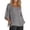Grey, variant on Womens Casual Tops Solid Color Fashion Loose Fit Square Neck Womens Summer Tops,GN2,L