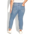 thumbnail image 2 of Avenue Women's Plus Size Tall Denim Girlfriend Stretch Jean, 2 of 2