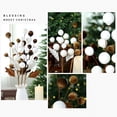 thumbnail image 2 of Eye Catching Velvety Wraped Stem Stylish Christmas Tree Picks Charm With Plush Texture For Seasonal Decoration, 2 of 8