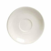 Tuxton China TRE-007 Reno 7.13 in. Wide Rim Plate - White Porcelain  - 3 Dozen