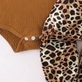 thumbnail image 6 of Xyant Baby Girl Clothes Newborn Infant Fall Winter Outfits Ruffle Long Sleeve Romper+ Leopard Pants + Cute Headband Sets for Girls,Size 6-9 Months, 6 of 8