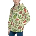thumbnail image 2 of Kdxio Finger Lime Fruits Pattern Boys Athletic Unisex Boys Girls Hoodie with Pocket Sweatshirts-Medium, 2 of 6