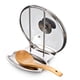 thumbnail image 1 of Tapa de acero inoxidable y soporte para cuchara, tapa para olla, soporte para estante, 1 of 7