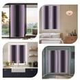 thumbnail image 7 of Purple Black Ombre Window Privacy Film, Modern Gradient Abstract Art Static Cling UV Sun Blocking Heat Control Window Tint Day and Night, Non-Adhesive One Way Windows Privacy Cover 17.7''x78.7'', 7 of 7