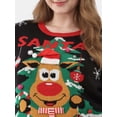 thumbnail image 4 of No Boundaries Christmas Sweater, Midweight, Women's and Women’s Plus, 4 of 5