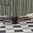 thumbnail image 6 of Newest Modern Accent Chair with Arms,Comfy Upholstered Armchair for Living Room,Green , White Striped Armchair with Nailhead Trim,For Living Room, Bedroom, Apartment,Office, 6 of 9
