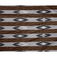 thumbnail image 4 of oneOone Tissu Polyester Lycra Rayé Ikat Imprimé au Mètre 56 Pouces de Large, 4 of 4