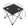 thumbnail image 2 of OFFIGAM Portable Cooking Table Folding Table Oxford Cloth Black 1Pack, 2 of 8