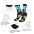 thumbnail image 3 of Uemuo Adorable Blue Baby Dragon Printed Kids Boys Socks Seamless Crew Socks Crazy Funny Athletic Sport Socks for Children, 3 of 5