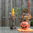 thumbnail image 1 of Plastic Ghost Hand Light Halloween Candlestick Shaped halloween light ghost Electric Candle Lamp Festival Atmosphere Props, 1 of 8