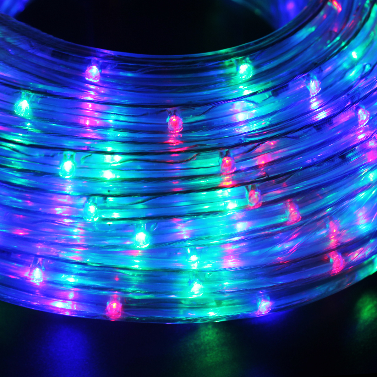 30 Ft LED Rope Fairy Light with Remote for Indoor/Outdoor Halloween Christmas Wedding Garden Patio Pool Decor 4 Modes Multi-Color - image 4 of 7