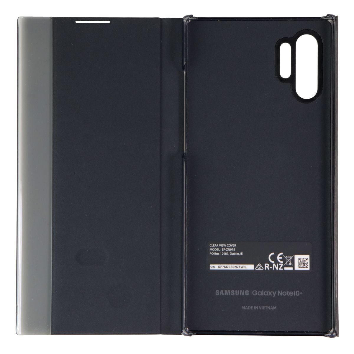 Samsung S View Flip Cover Case For Samsung Galaxy Note10 Plus Black Walmart Com Walmart Com