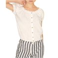 thumbnail image 2 of Sanctuary Clothing Blusa con botones Sunkissed para mujer, blanco, extragrande Sanctuary Clothing Abotonar, 2 of 2