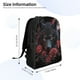 thumbnail image 4 of Fotbe Rose Full Moon Black Wolf Mochila de Viaje para Laptop, Mochila Ejecutiva Delgada y Resistente 15.6", 4 of 8