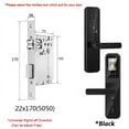 thumbnail image 2 of Digital Electronic Smart Door Lock With Biometric Camera Fingerprint Smart Card Password Key Unlock ,Easy Installation, 2 of 7