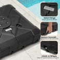 thumbnail image 4 of Pellebant  220 lbs Patio Cantilever Umbrella Base with Wheels - N/A Black, 4 of 9