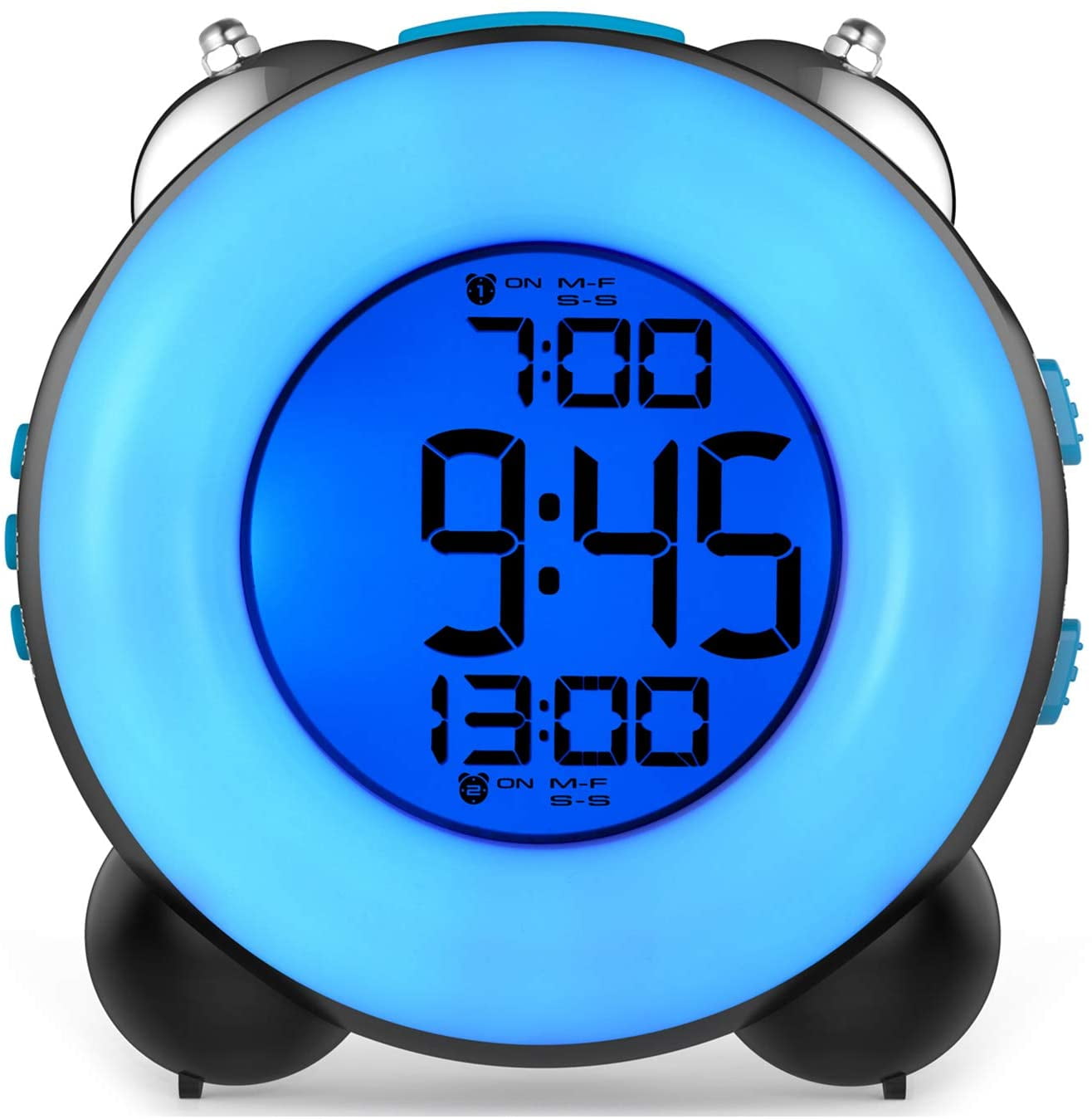 Reacher Louder Alarm Clock for heavy sleepers Dual Alarm Clock with optional weekday 