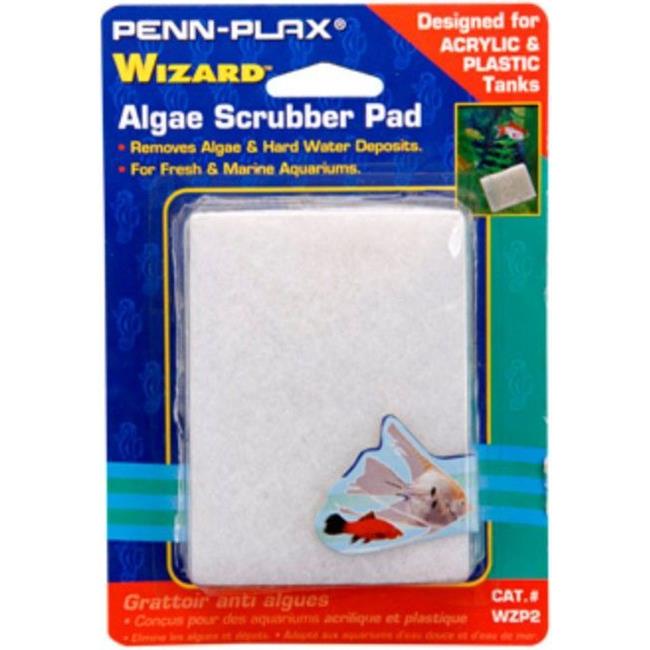 Penn Plax PP03436 Wizard Algae Scrubber Pad for Acrylic or Glass