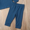 thumbnail image 5 of xiaxaixu Ensemble T-Shirt Col Rond + Pantalon Long Uni pour Bébé, 5 of 5