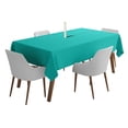 thumbnail image 1 of Vargottam Indoor/Outdoor Rectangular Tablecloth 58' x 120' with Umbrella Hole & Zipper Waterproof Turquoise Green Patio Tablecloths for Spring/Summer BBQs, 1 of 1