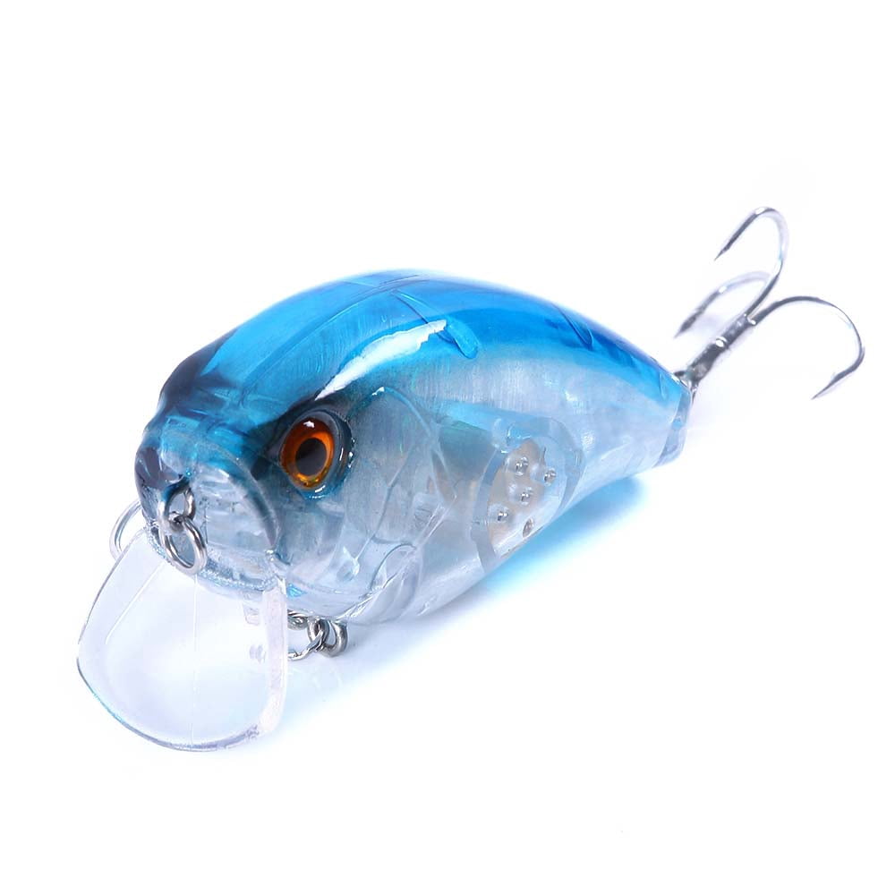 HENGJIA Crankbaits Bass Lures 2.36in, Square Bill Crankbait, Bass Fishing Lure, Floating Fishing Lures, 3D Eyes Fishing Gear Trout Lure for Shallow Diving Crank Bait, Freshwater, Saltwater