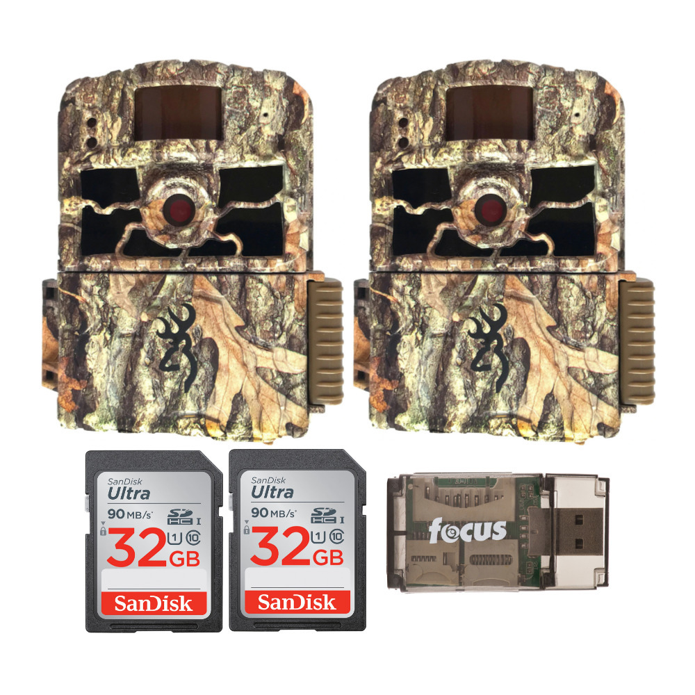 Browning Trail Cameras 18MP Dark OPS HD Max Trail Camera (2Pack) with