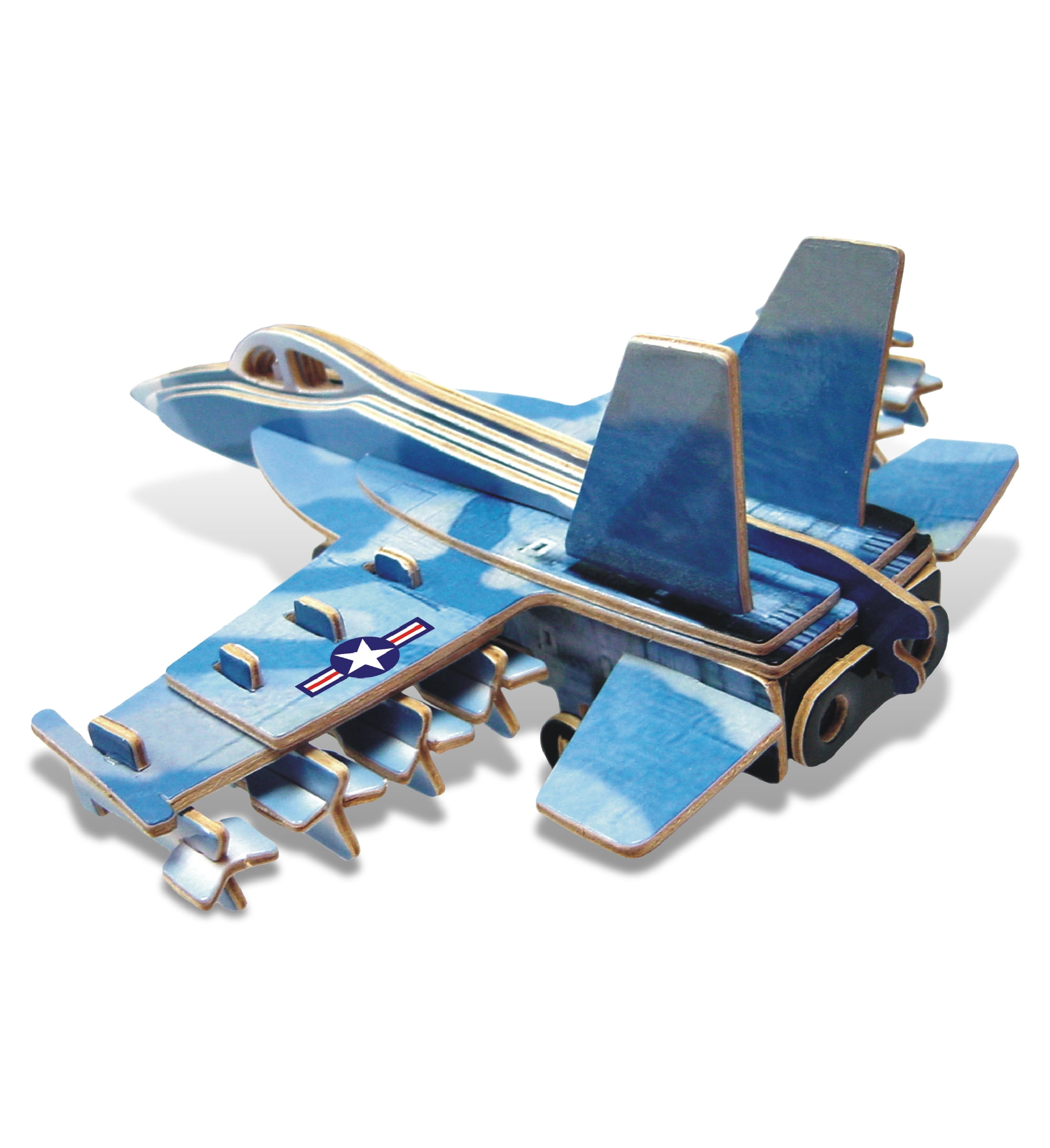 Wooden Plane Chopper Nieuport Model 3D Puzzle Woodcraft Construction Kit Diy Fun 