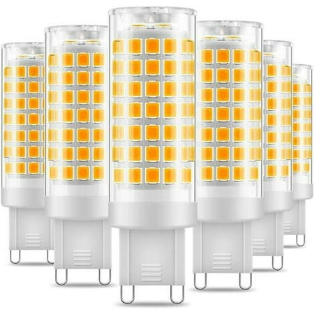 

G9 Led Bulb No Flicker 7W Led Lamps Warm White 3000K 650Lm Energy Saving Equivalent 60W Light 360 Degree Angle Ac220-240V - Pack Of 6 Yoiurt