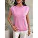 thumbnail image 5 of Suéter Sin Mangas de Cuello Redondo para Mujer, Rosa, Talla XL, 5 of 10