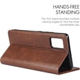 thumbnail image 4 of Galaxy A71 5G Wallet Case,Premium PU Leather Flip Folio Case with Card Slot,Stand Holder and Magnetic Closure [Not Fit A71 4G 2019 Version ] Case for Samsung Galaxy A71 5G 2020,6.5" Brown, 4 of 13