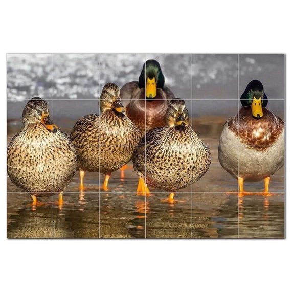 Bird Ceramic Tile Mural Kitchen Backsplash Bathroom Shower, 402086-L64