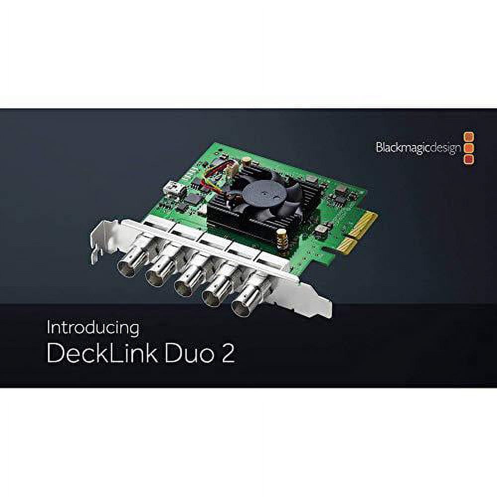 Blackmagic Design DeckLink Duo 2 4ch SDI Playback and