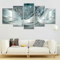 thumbnail image 5 of 5 Pieces Canvas Prints Wall Art, Abstract Flowers Pattern High Definition Unframed Artwork, Modern Home Decor For Living Room Bedroom Kitchen Hotel (5-Panel Set With Assorted, 5 of 5