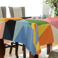 thumbnail image 5 of Yayeee Tablecloths 60" x 120" Rectangle Wrinkle Resistant Party Table Cover, Minimalist Triangles, 5 of 8