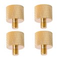 thumbnail image 5 of KAKOWELY Camera adapter Screw 4PCS 3/8 inch Female to 1/4 Male Convert Screw Adapter Thread Camera Screw Mount Adapter for DSLR Camera Tripod Light Stand (Golden), 5 of 5