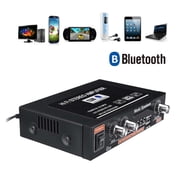 400W 2 CH Bluetooth Mini HiFi Stereo Amplifier USB SD FM Radio Power Stereo Home Car Amplifier Home Amplifier ,Easy to Operate