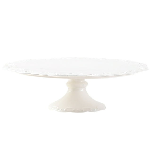 1pc Cerámica Cerámica Soporte Torta Almacenamiento Bandeja Postre Soporte Soporte Creativo Postre