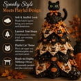 thumbnail image 5 of DIY Halloween Quilted Fabric Tree Kit, Sewing Project, Holiday Mantel Decor | Handmade Gift for Craft Lovers, Black Cat Pumpkin Witch Design, Charming Patchwork Bundle(Black Cat), 5 of 7
