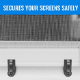 thumbnail image 5 of 24 Pack 3/8inch Window Screen Clip with Screws Offset Window Clips for Fastens Winter Window Screens, Storm Window, 5 of 5
